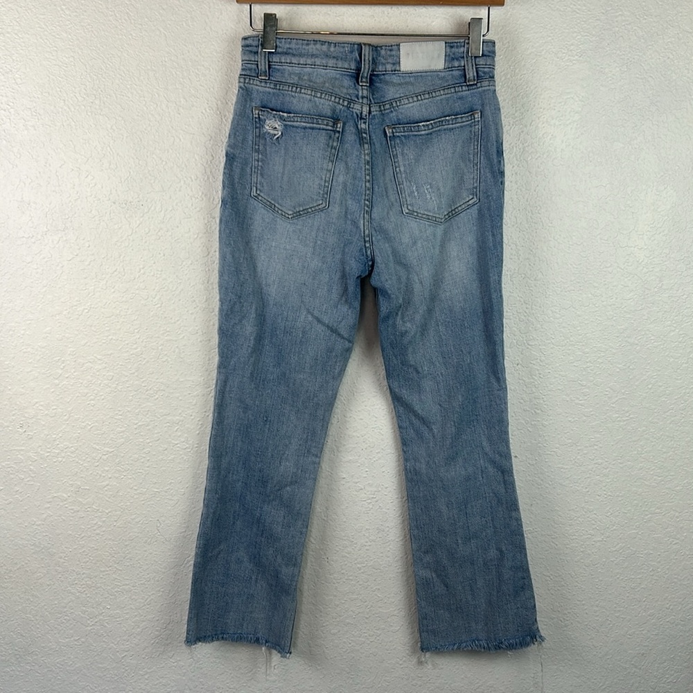 PISTOLA High-Rise Straight Crop Distressed 27 - Picture 8 of 9